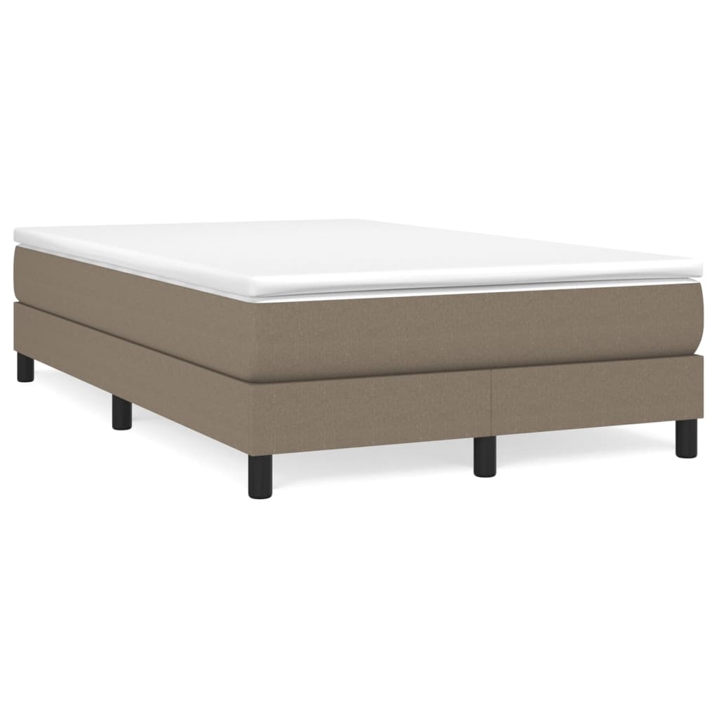 Boxspringbett Taupe 120x200 cm Stoff - Pazzar.ch