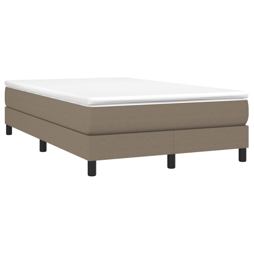 Boxspringbett Taupe 120x200 cm Stoff - Pazzar.ch