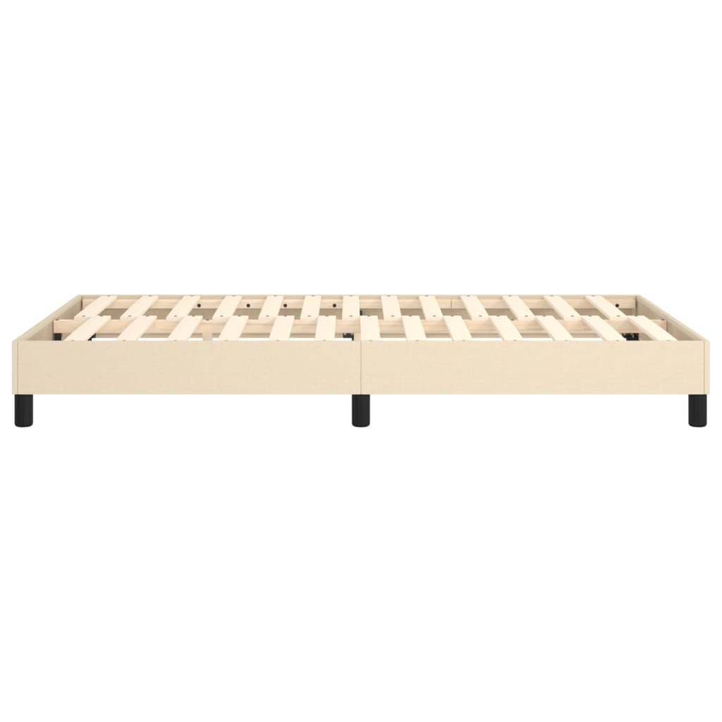 Boxspringbett Creme 120x200 cm Stoff - Pazzar.ch
