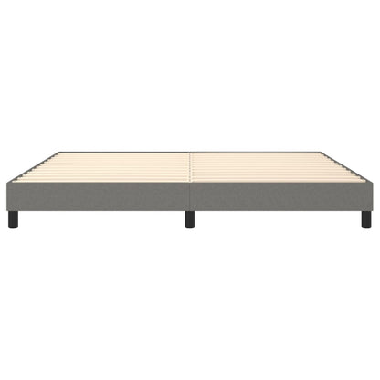 Boxspringbett Dunkelgrau 200x200 cm Stoff - Pazzar.ch
