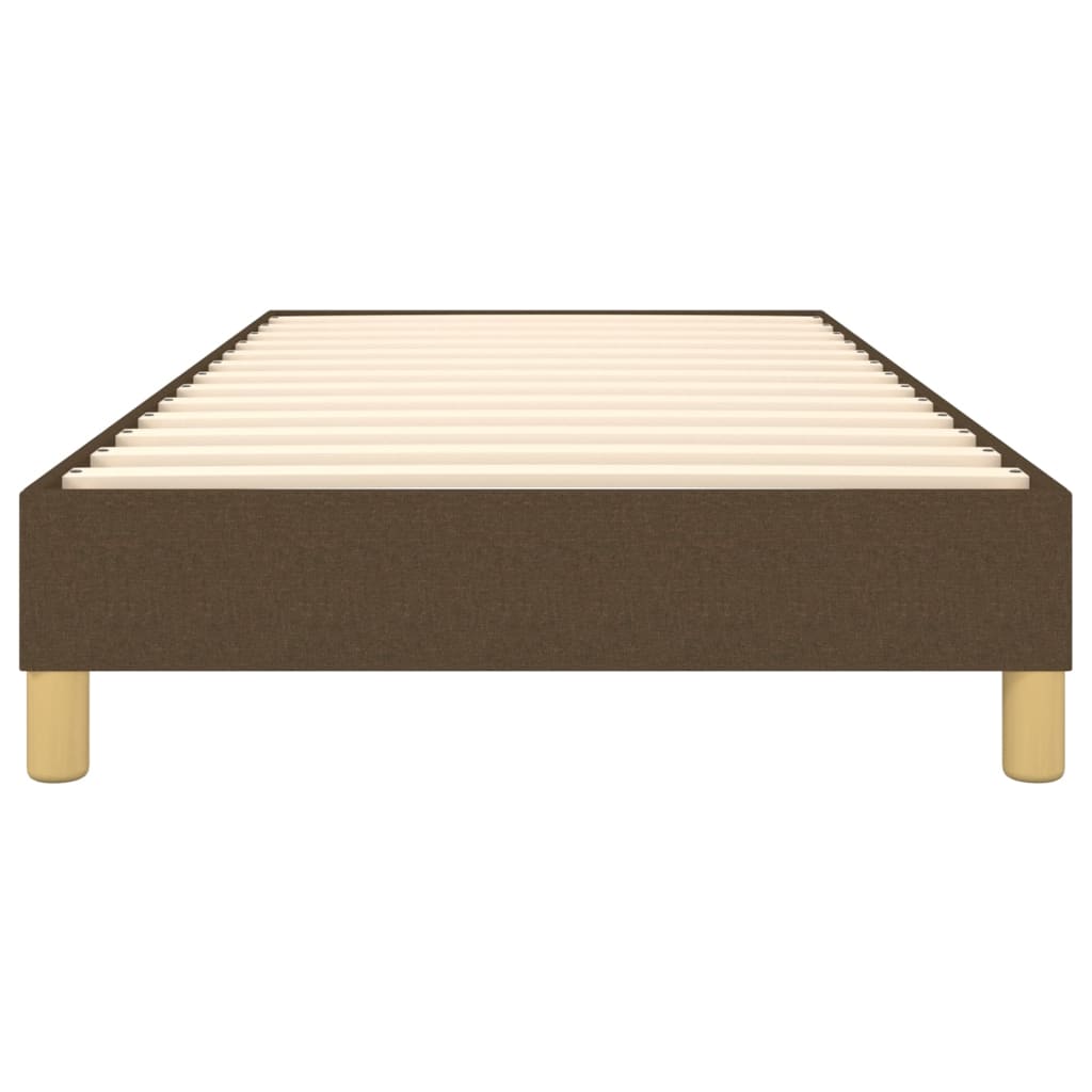 Boxspringbett Dunkelbraun 80x200 cm Stoff - Pazzar.ch