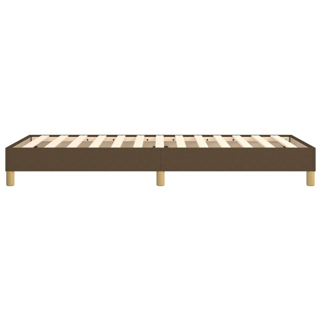 Boxspringbett Dunkelbraun 80x200 cm Stoff - Pazzar.ch