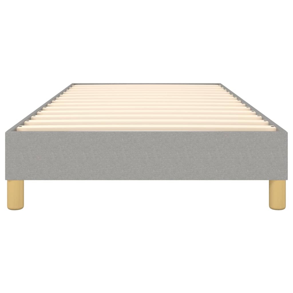 Boxspringbett Hellgrau 100x200 cm Stoff - Pazzar.ch