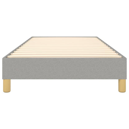 Boxspringbett Hellgrau 100x200 cm Stoff - Pazzar.ch