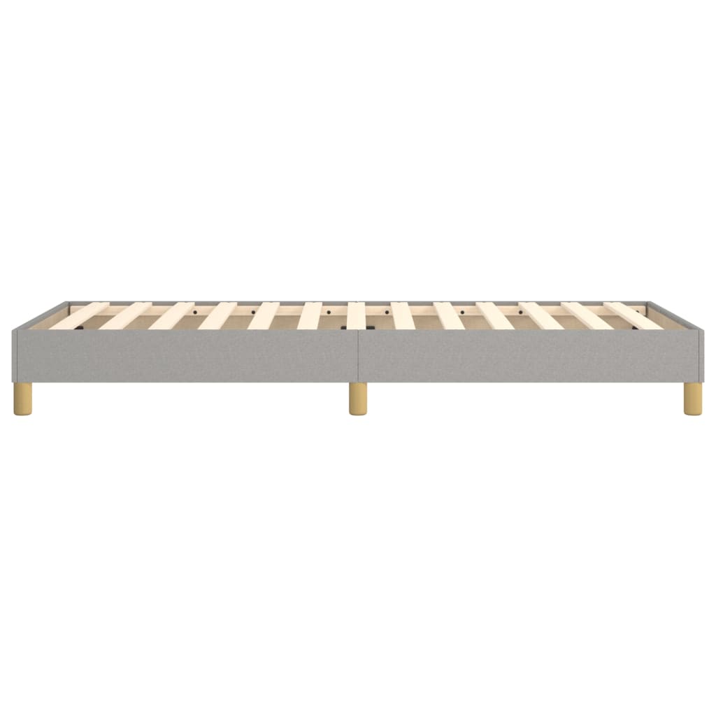 Boxspringbett Hellgrau 100x200 cm Stoff - Pazzar.ch