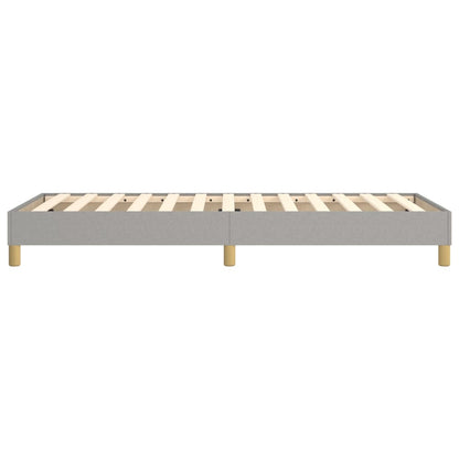 Boxspringbett Hellgrau 100x200 cm Stoff - Pazzar.ch
