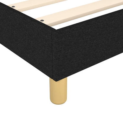 Boxspringbett Schwarz 100x200 cm Stoff - Pazzar.ch