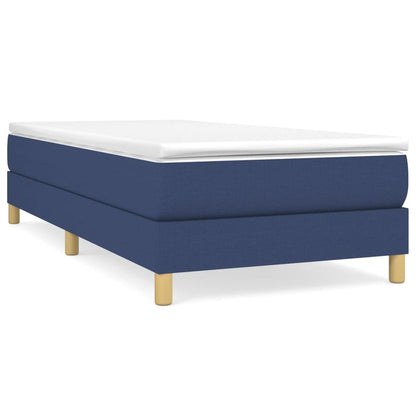 Boxspringbett Blau 100x200 cm Stoff - Pazzar.ch