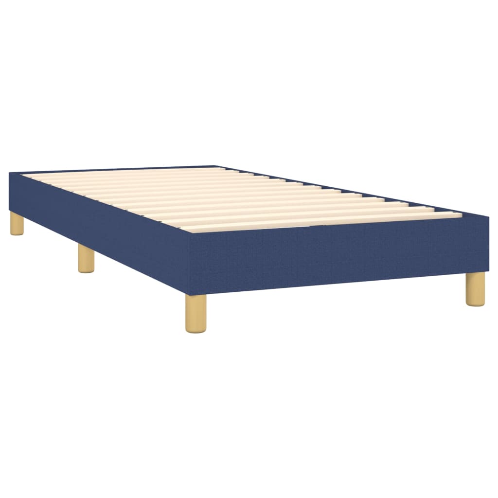 Boxspringbett Blau 100x200 cm Stoff - Pazzar.ch
