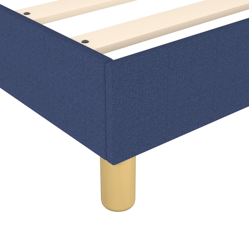 Boxspringbett Blau 100x200 cm Stoff - Pazzar.ch