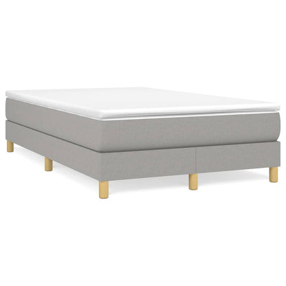 Boxspringbett Hellgrau 120x200 cm Stoff - Pazzar.ch