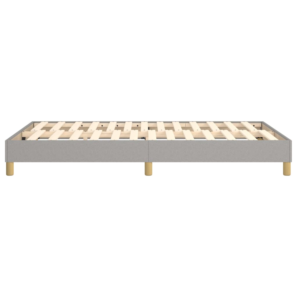 Boxspringbett Hellgrau 120x200 cm Stoff - Pazzar.ch