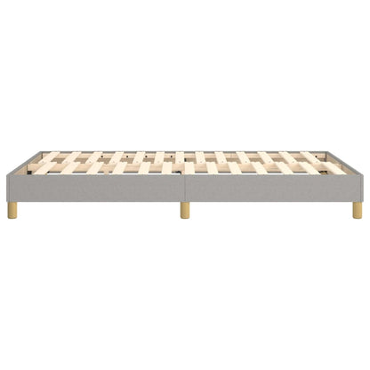 Boxspringbett Hellgrau 120x200 cm Stoff - Pazzar.ch