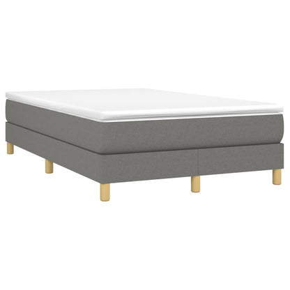 Boxspringbett Dunkelgrau 120x200 cm Stoff - Pazzar.ch