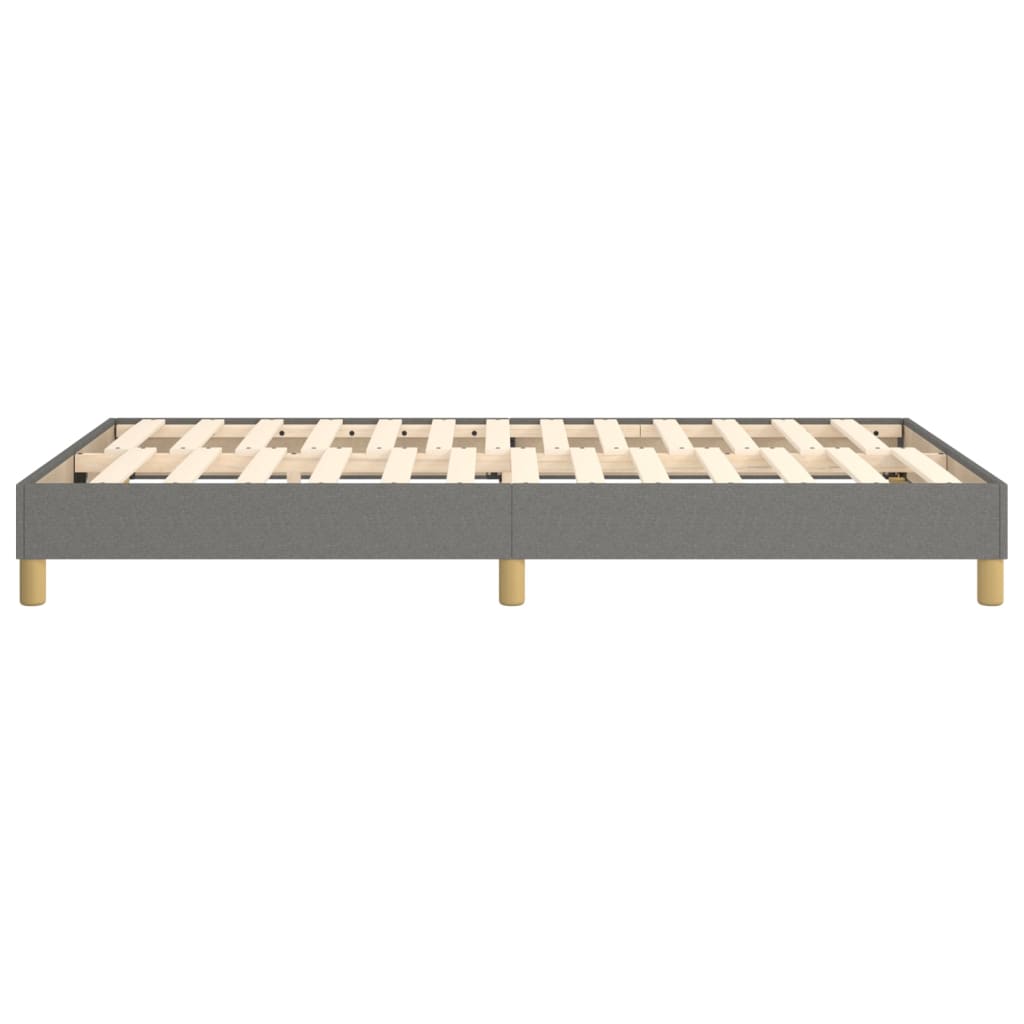 Boxspringbett Dunkelgrau 120x200 cm Stoff - Pazzar.ch