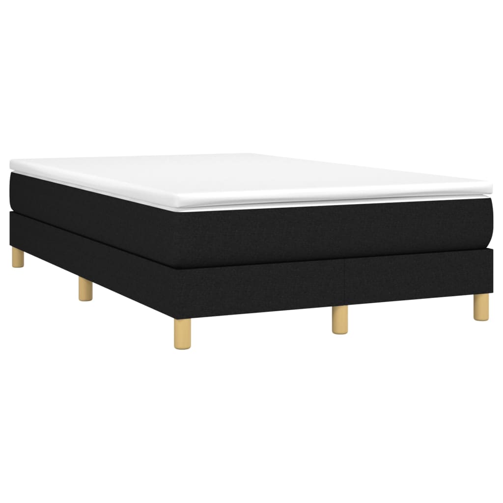 Boxspringbett Schwarz 120x200 cm Stoff - Pazzar.ch
