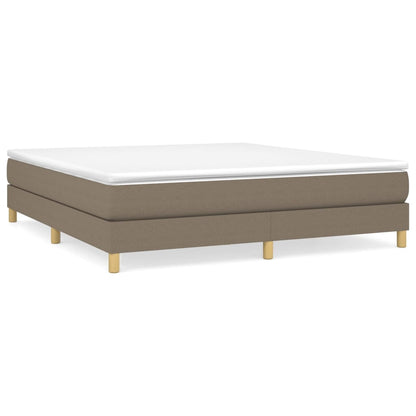Boxspringbett Taupe 160x200 cm Stoff - Pazzar.ch