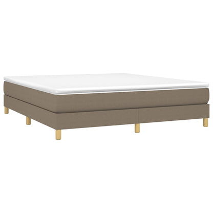 Boxspringbett Taupe 160x200 cm Stoff - Pazzar.ch