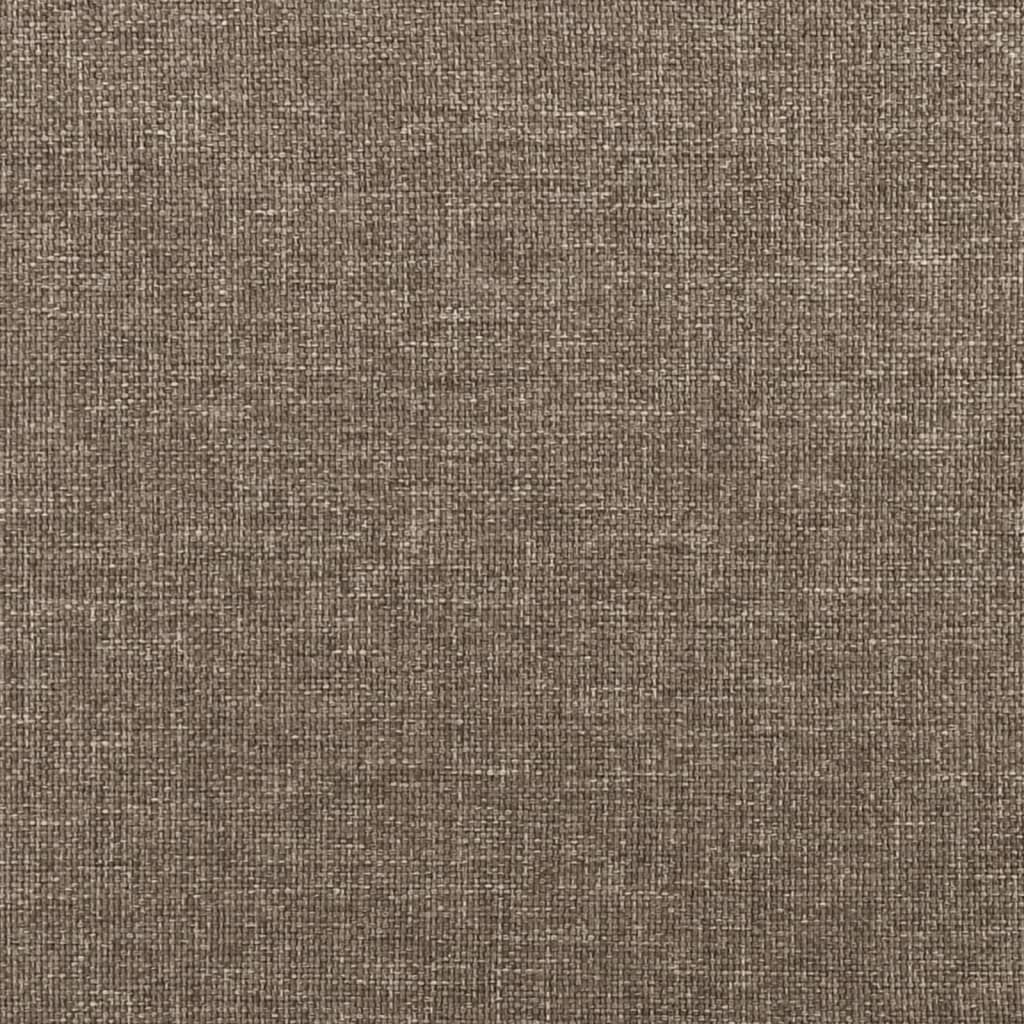 Bettgestell Taupe 160x200 cm Stoff - Pazzar.ch