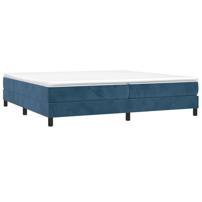 Boxspringbett Dunkelblau 200x200 cm Samt - Pazzar.ch