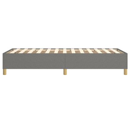 Boxspringbett Dunkelgrau 100x200 cm Stoff - Pazzar.ch