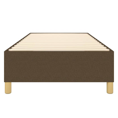 Boxspringbett Dunkelbraun 100x200 cm Stoff - Pazzar.ch