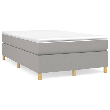 Boxspringbett Hellgrau 120x200 cm Stoff - Pazzar.ch