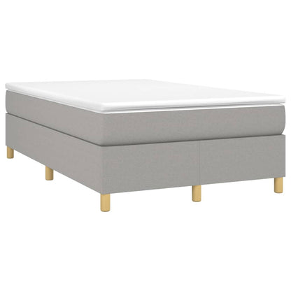 Boxspringbett Hellgrau 120x200 cm Stoff - Pazzar.ch