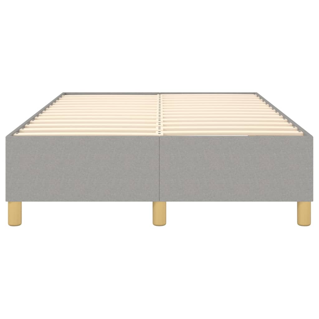 Boxspringbett Hellgrau 120x200 cm Stoff - Pazzar.ch