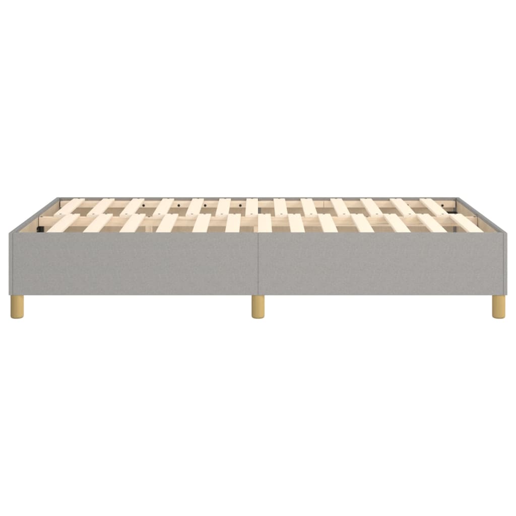 Boxspringbett Hellgrau 120x200 cm Stoff - Pazzar.ch