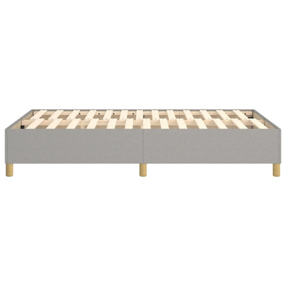 Boxspringbett Hellgrau 120x200 cm Stoff - Pazzar.ch