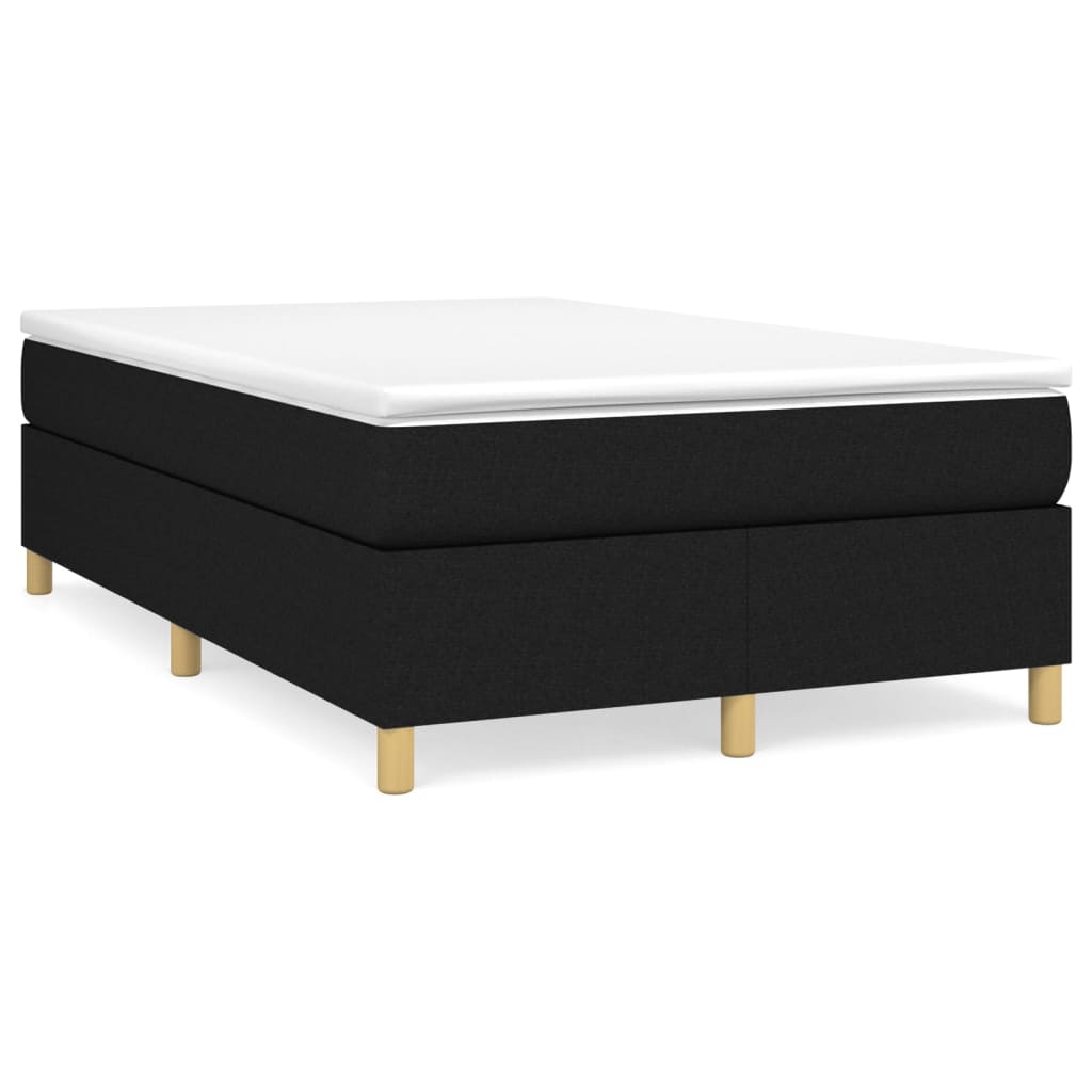Boxspringbett Schwarz 120x200 cm Stoff - Pazzar.ch