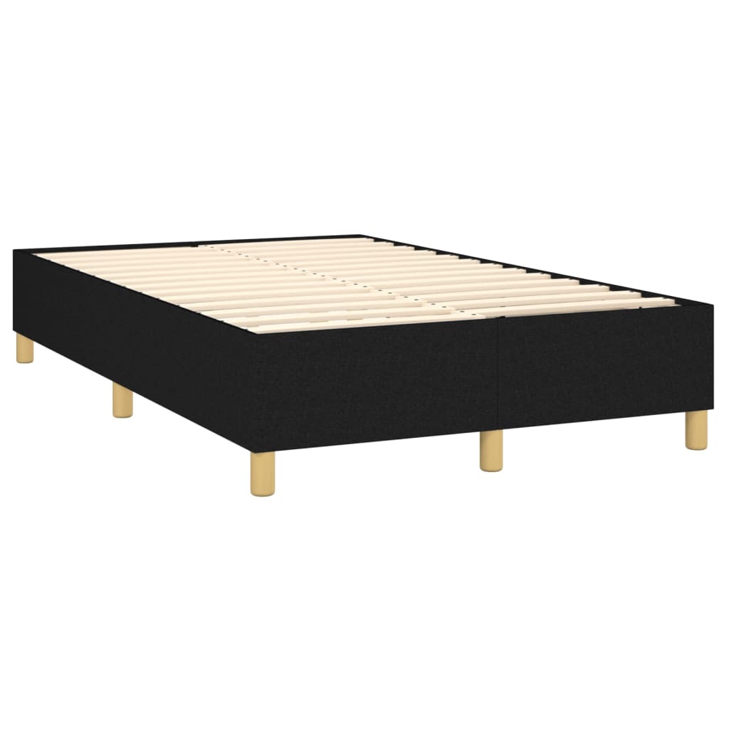 Boxspringbett Schwarz 120x200 cm Stoff - Pazzar.ch