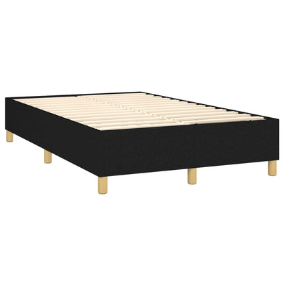 Boxspringbett Schwarz 120x200 cm Stoff - Pazzar.ch