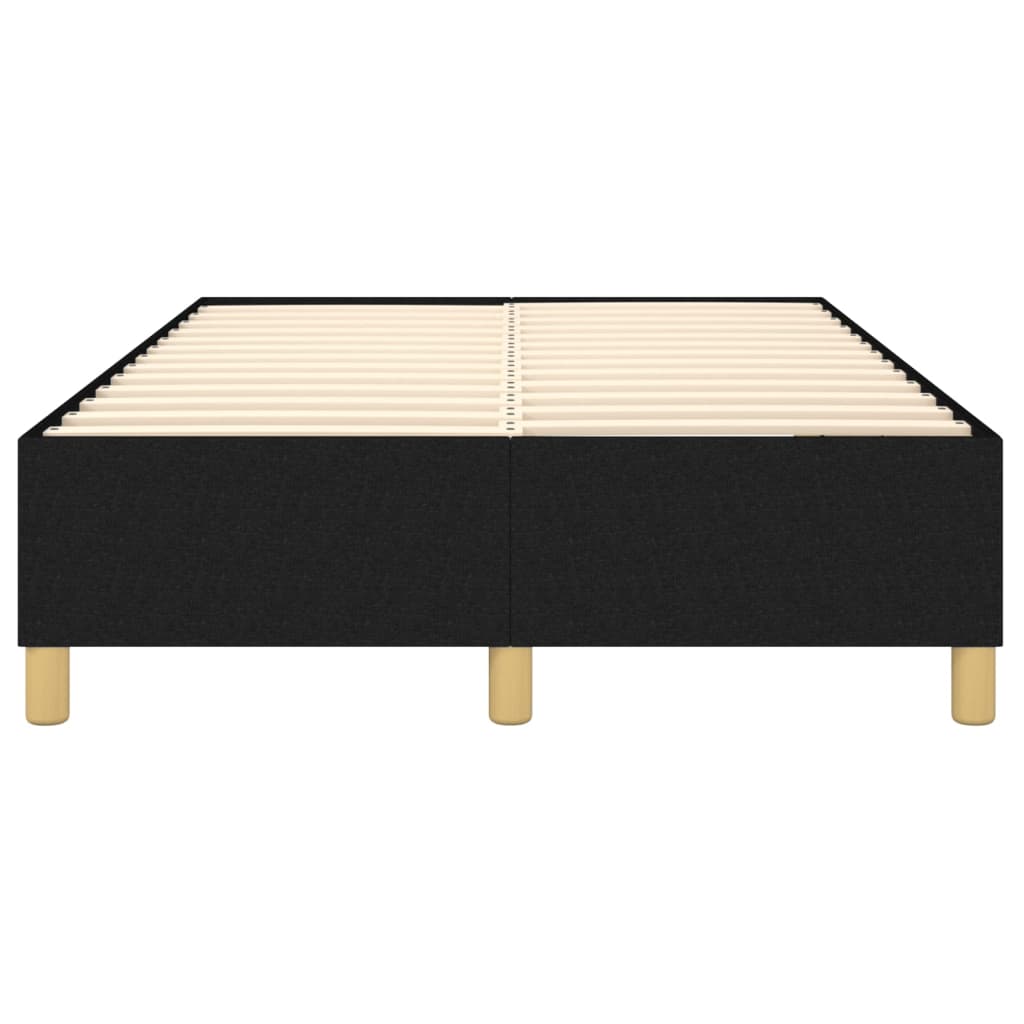 Bettgestell ohne Matratze Schwarz 120x200 cm Stoff