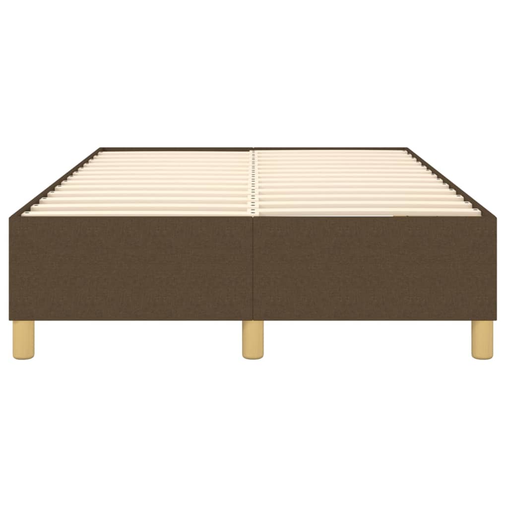Boxspringbett Dunkelbraun 120x200 cm Stoff - Pazzar.ch