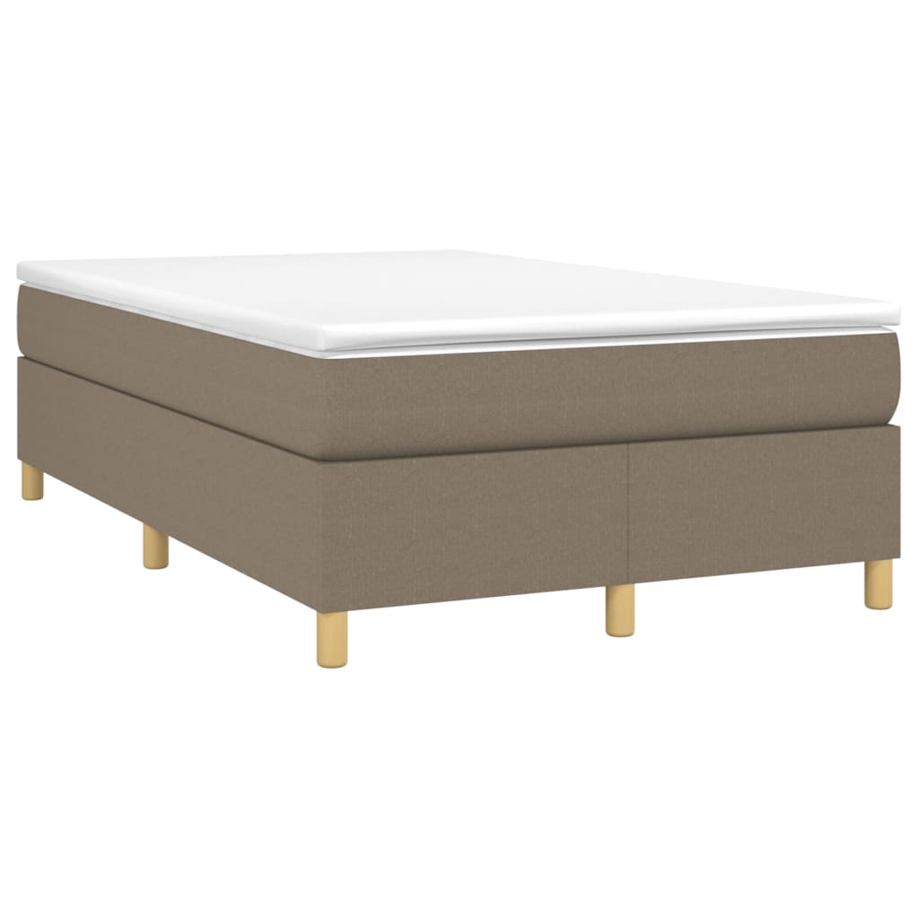 Boxspringbett Taupe 120x200 cm Stoff - Pazzar.ch