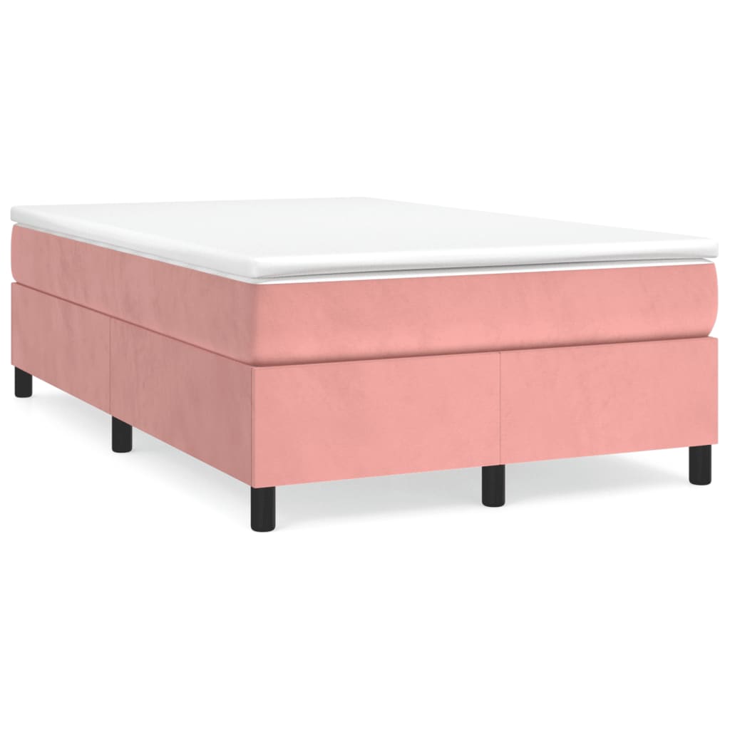 Boxspringbett Rosa 120x200 cm Samt - Pazzar.ch