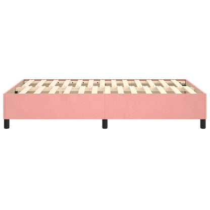 Boxspringbett Rosa 120x200 cm Samt - Pazzar.ch