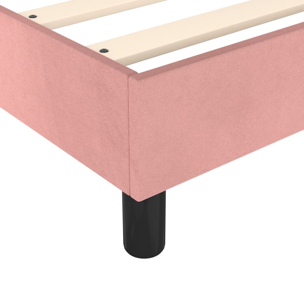 Boxspringbett Rosa 120x200 cm Samt - Pazzar.ch