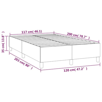Bettgestell Rosa 120x200 cm Samt - Pazzar.ch