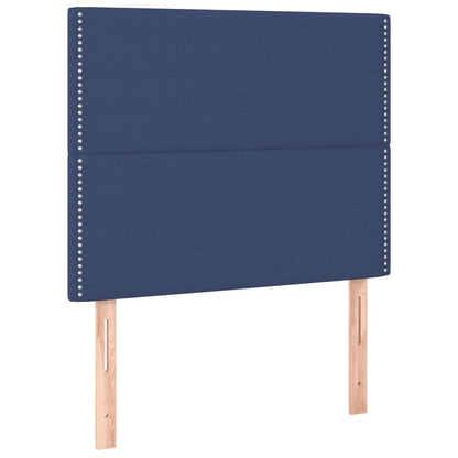 Kopfteile 2 Stk. Blau 100x5x78/88 cm Stoff - Pazzar.ch