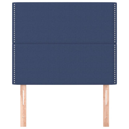 Kopfteile 2 Stk. Blau 100x5x78/88 cm Stoff - Pazzar.ch