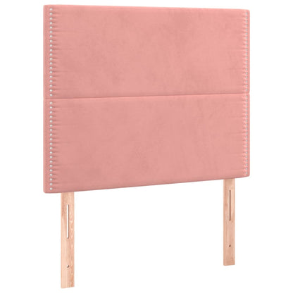Kopfteile 2 Stk. Rosa 90x5x78/88 cm Samt - Pazzar.ch
