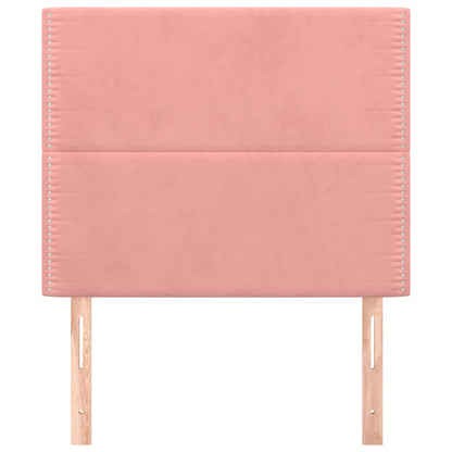 Kopfteile 2 Stk. Rosa 90x5x78/88 cm Samt - Pazzar.ch