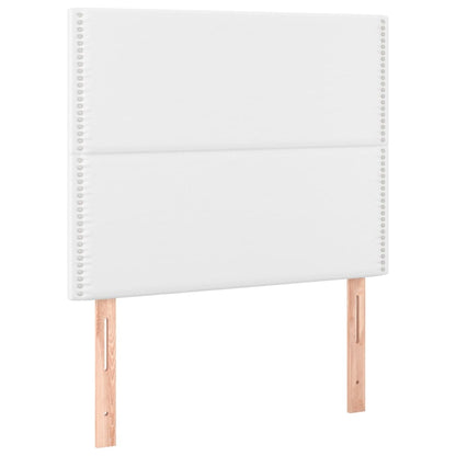 Kopfteile 2 Stk. Weiß 90x5x78/88 cm Kunstleder - Pazzar.ch