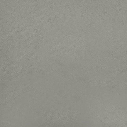 Kopfteile 2 Stk. Hellgrau 100x7x78/88 cm Samt - Pazzar.ch