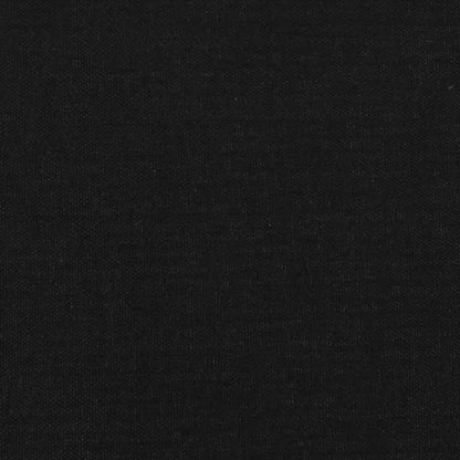 Bettgestell mit Kopfteil Schwarz 160x200 cm Stoff - Pazzar.ch