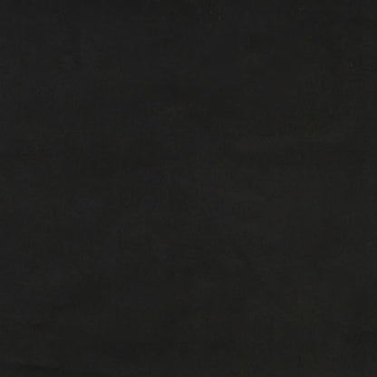 Bettgestell mit Kopfteil Schwarz 160x200 cm Samt - Pazzar.ch