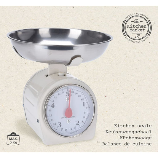 Excellent Houseware Küchenwaage 5 kg Metall - Pazzar.ch